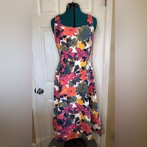 Donna Morgan Multicolor Floral Midi Dress